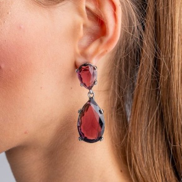 KENNETH JAY LANE, DOUBLE DROP CLEAR CRYSTAL… - Picture 14 of 15